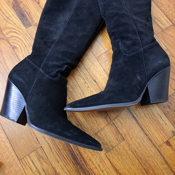 Vince Camuto 🖤 Oyennda Suede Leather Boots - Picture 14 of 15
